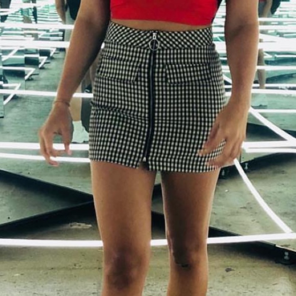 Urban outfitters gingham skirt! Worn a few times, size M